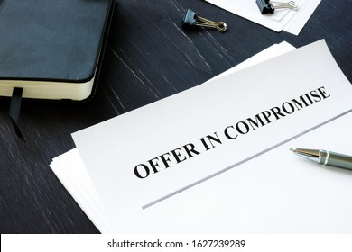 IRS Offer In Compromise OIC Agreement And Pen.