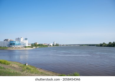 Irtysh River In Omsk, Russia