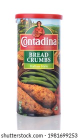 IRVINE, CA - February 06, 2013: A Box Contadina Bread Crumbs. The Word Contadina Is Italian For Woman Of The Fields