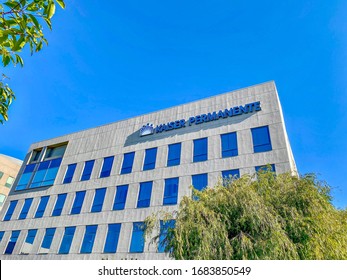 Irvine, CA / ISA - January 28, 2020: Kaiser Permanente Building In Irvine California 