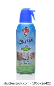 IRVINE, CA - NOVEMBER 8, 2017: Dust-Off Compressed Gas Duster. The Canned Air Product Is Ideal For Electronics And General Household Cleaning.