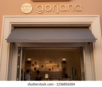 Irvine, CA / USA - 11/20/2018: Gorjana Store Location