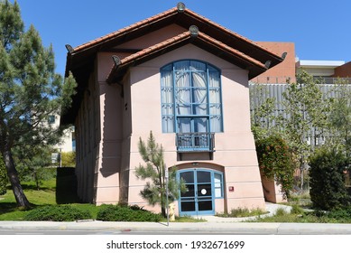 IRVINE, CALIFORNIA - 16 APRIL 2020: Studio Four At The Clair Trevor School Of The Arts At The University Of California Irvine, UCI.