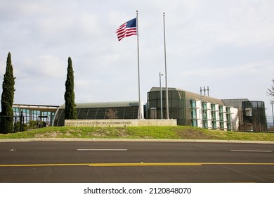 Irvine California USA February 6, 2022: The United States Food And Drug Administration Building In Irvine California. Exterior View Of The United States Food And Drug Administration (FDA). 