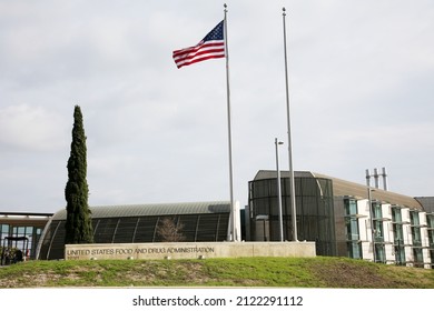 Irvine California USA February 6, 2022: The United States Food And Drug Administration Building In Irvine California. Exterior View Of The United States Food And Drug Administration (FDA). 