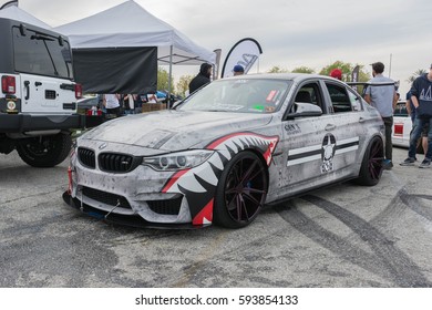 Irwindale, USA - March 4, 2017: BMW M3 On Display During 742 Race Wars At The Irwindale Speedway.