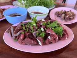 Isaan Food “Soi Ju” Local Food Of The Northeast Thailand.