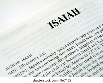 Isaiah Book Of The Bible