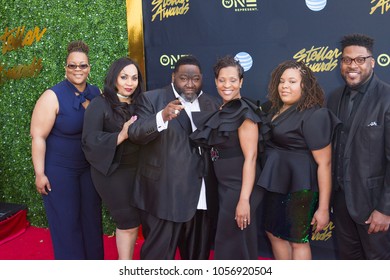 Isaiah Thomas (3rd-R) Attends The 33rd Annual Stellar Gospel Music Awards At The Orleans Arena On March 24th, 2018 In Las Vegas, Nevada - USA