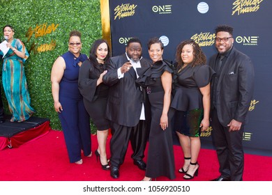 Isaiah Thomas (3rd-R) Attends The 33rd Annual Stellar Gospel Music Awards At The Orleans Arena On March 24th, 2018 In Las Vegas, Nevada - USA