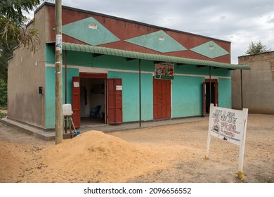 ISHASHA, UGANDA - JUNE 7, 2021: Typical African Village On June 7, 2021 In Uganda, East Africa