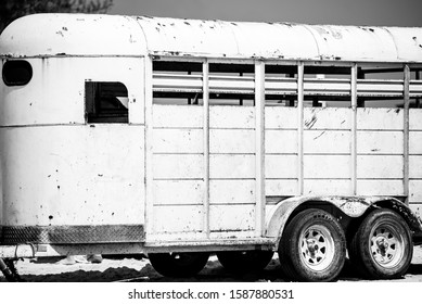 Isla Blanca, Mexico - Apr 2016
A horse trailer or horse van is used to transport horses, There are many different designs, ranging in size