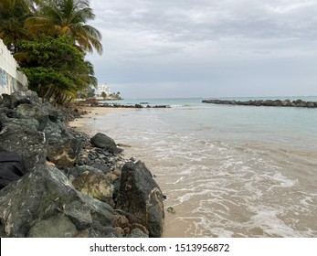 Isla Verde Beach In Carolina Puerto Rico In The Morning