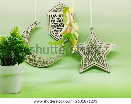 Islamic background decoration for Ramadan and Eid. There are 