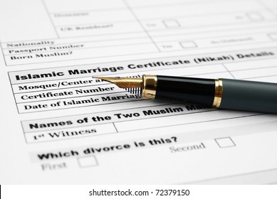 islamic marriage certificate template