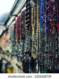 Islamic Prayer Beads For Sale. Eyüpsultan Mosque. Istanbul