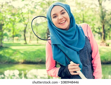 Islamic woman healthy lifestyle