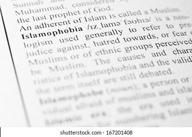 Islamophobia - text and explanation in English language/Islamophobia
