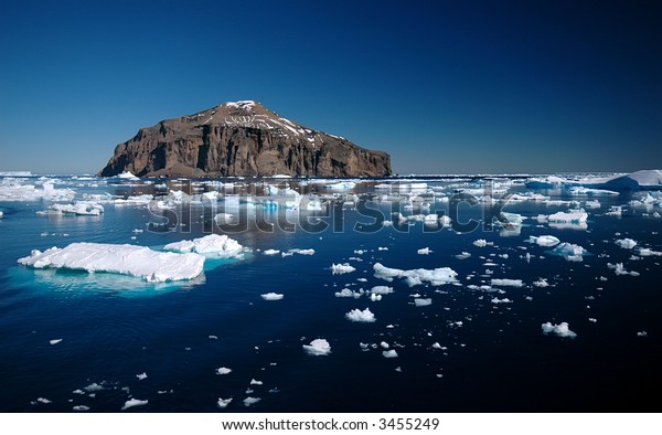 Island in the Antarctic\
Sound