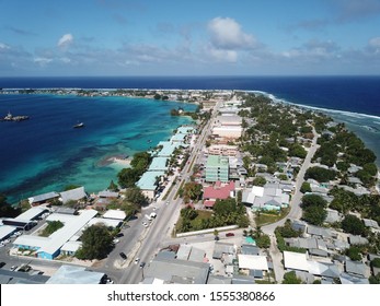 Island Country Town In Majuro, Marshall