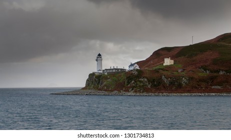 Island of Davaar Light House off Campbeltown Loch on the Mull of Kintyre, Scotland