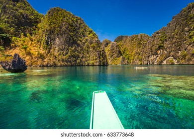 Island Hopping In Coron, Palawan, Philippines.