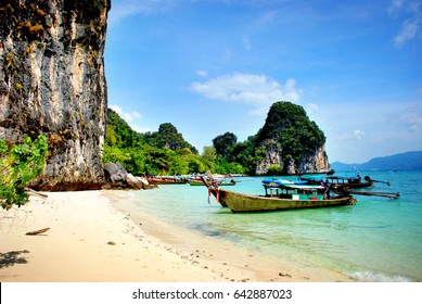 Island Hopping In Long Tail Boats In Thailand