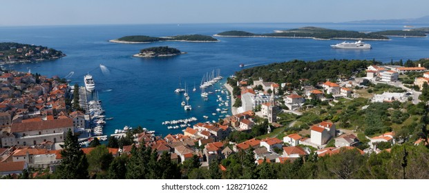 island of Hvar in the Adriatic Sea - Shutterstock ID 1282710262