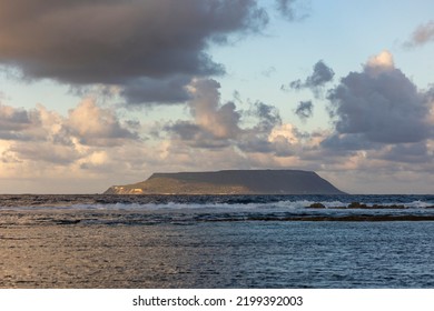 Island Of La Desirade In Guadeloupe In The Caribbean