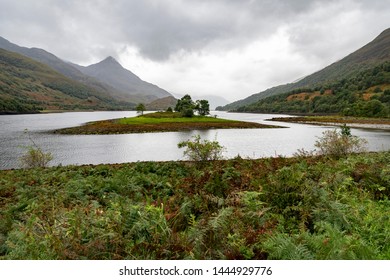 Island In Loch Leven Scotland