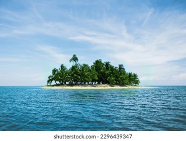 island looks great in the ocean  - Shutterstock ID 2296439347
