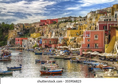 From The Island Of Procida, Bay Of Naples, Italy