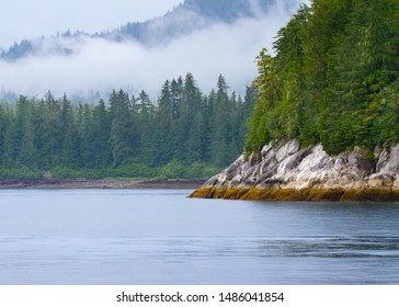 Island In Stephens Passage Alaska