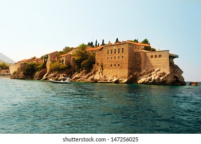 Island of Sveti Stefan -resort-island - Montenegro - Shutterstock ID 147256025