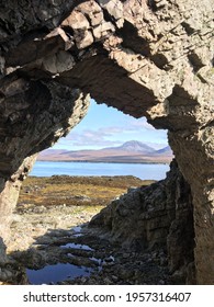 Islay, Scotland - September 20, 2020: View Of Jura From Islay Beach