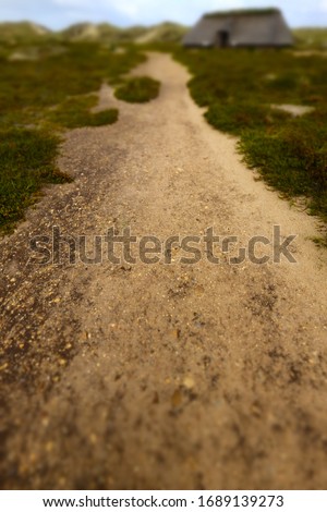 Similar – Image, Stock Photo Continue Trip Hiking Legs