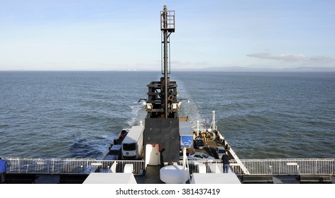 Isle Of Man Ferry, Ben-my-Chree Between Heysham Head And Douglas