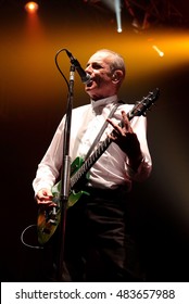 Isle Of Wight Festival - June 9th  2016: Francis Rossi  Performing On Stage With Status Quo At The  I.o.W Festival, Newport, Isle Of Wight, June 9, 2016 In Isle Of Wight, UK