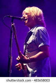 Isle Of Wight Festival - June 9th  2016:  Rick Parfitt  Performing On Stage With Status Quo At The I.o.W Festival, Newport, Isle Of Wight, June 9, 2016 In Isle Of Wight, UK