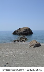 Islet With Dangerous Rocky Steps