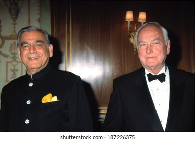 Ismail Merchant And James Ivory At French Institute Tribute To Jeanne Moreau, NY 11/6/2001