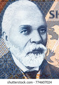 Ismail Qemali Portrait From Albanian Money 
