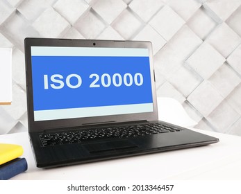 Iso 20000 Is Shown On A Conceptual Photo Using The Text