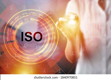 ISO Certification Concept, Standard Quality Control 9001 Or 27001