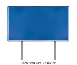 Isolate Road Sign On White Background