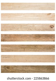 Isolate Wood plank brown texture background.Collection of  wood planks: concept wood decorate Web pages, book covers, floor and wall tiles, background, interior, office and school boards, billboards. - Shutterstock ID 225863866