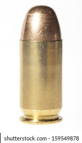 Isolated 45mm Acp Bullet