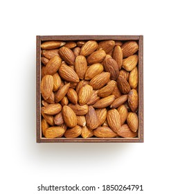 Isolated Almond On White Background For Scene Generator