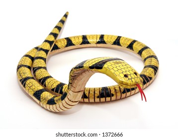 snake toy wood