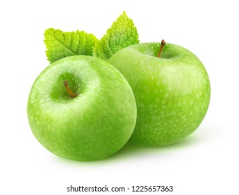 Green Apple No Leaf White Background High Res Stock Images Shutterstock